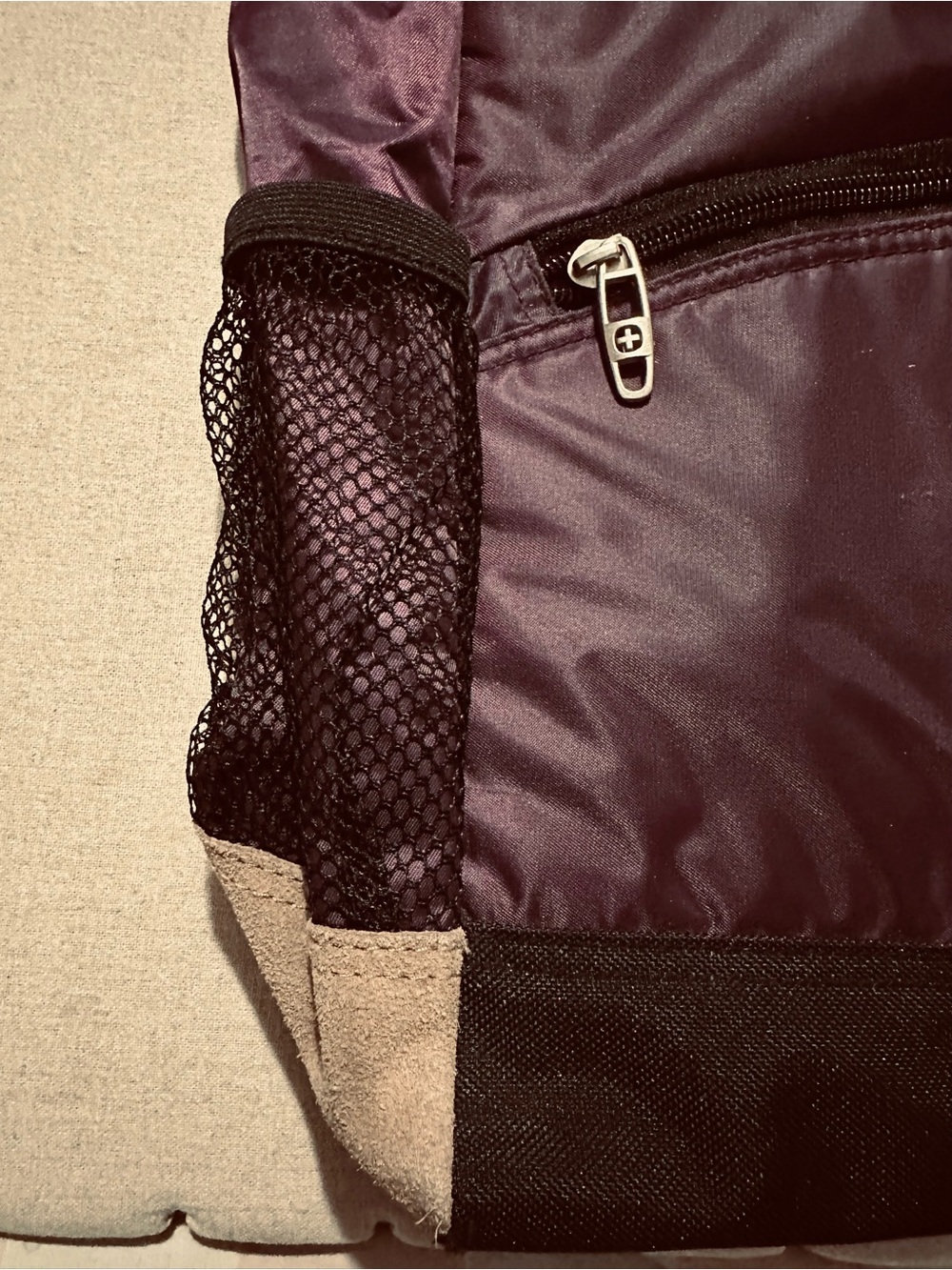SwissGear | Bag | SwissGear Deep Plum Nylon Campus Tote with Black Trim - Picture 6 of 13